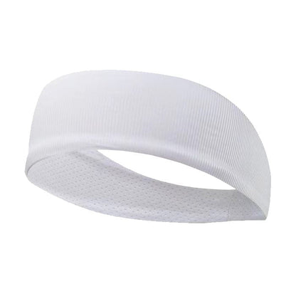 Sweat Absorb Breathable Yoga Headband Headwear Every Day And Night 15 White 1pc 