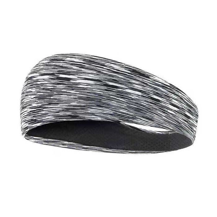 Sweat Absorb Breathable Yoga Headband Headwear Every Day And Night 02 Colorful Grey 1pc 
