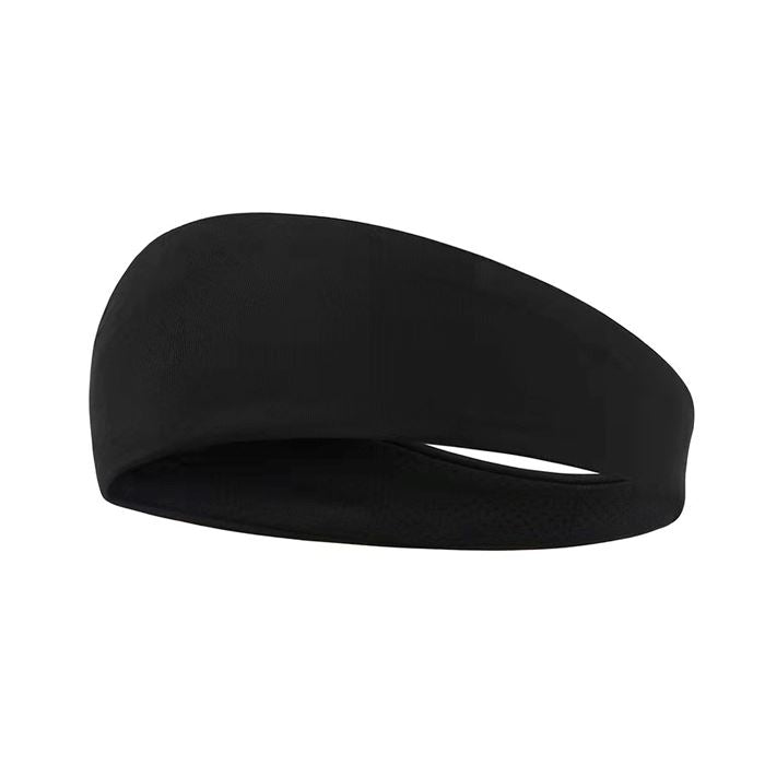 Sweat Absorb Breathable Yoga Headband Headwear Every Day And Night 04 Black 1pc 