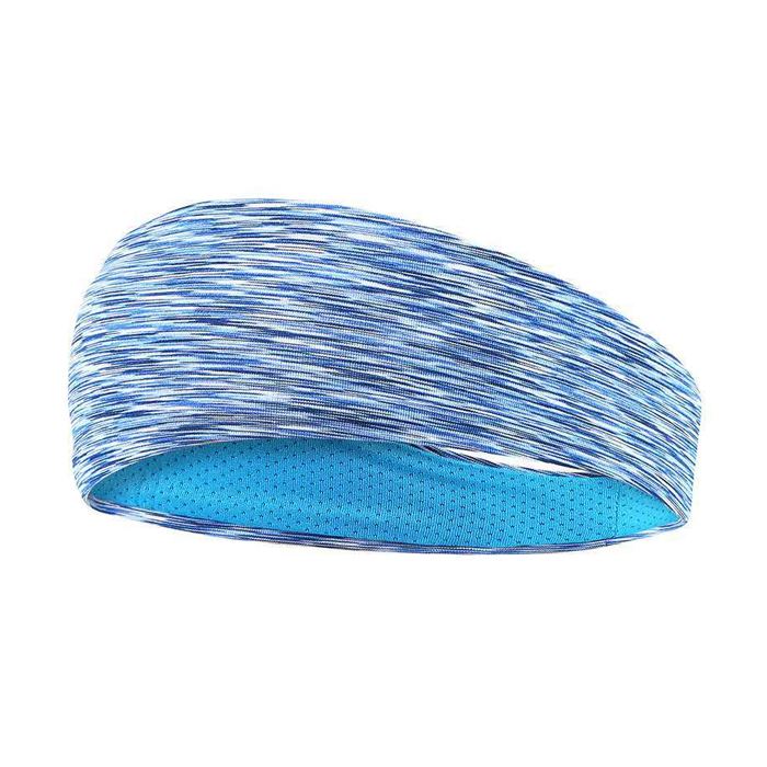 Sweat Absorb Breathable Yoga Headband Headwear Every Day And Night 06 Colorful Blue 1pc 