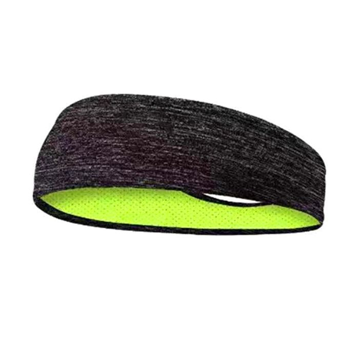 Sweat Absorb Breathable Yoga Headband Headwear Every Day And Night 09 Dark Grey 1pc 